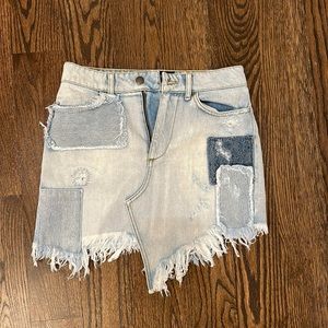 Retrofête Denim Mini Skirt. No flaws. Very new. Worn once